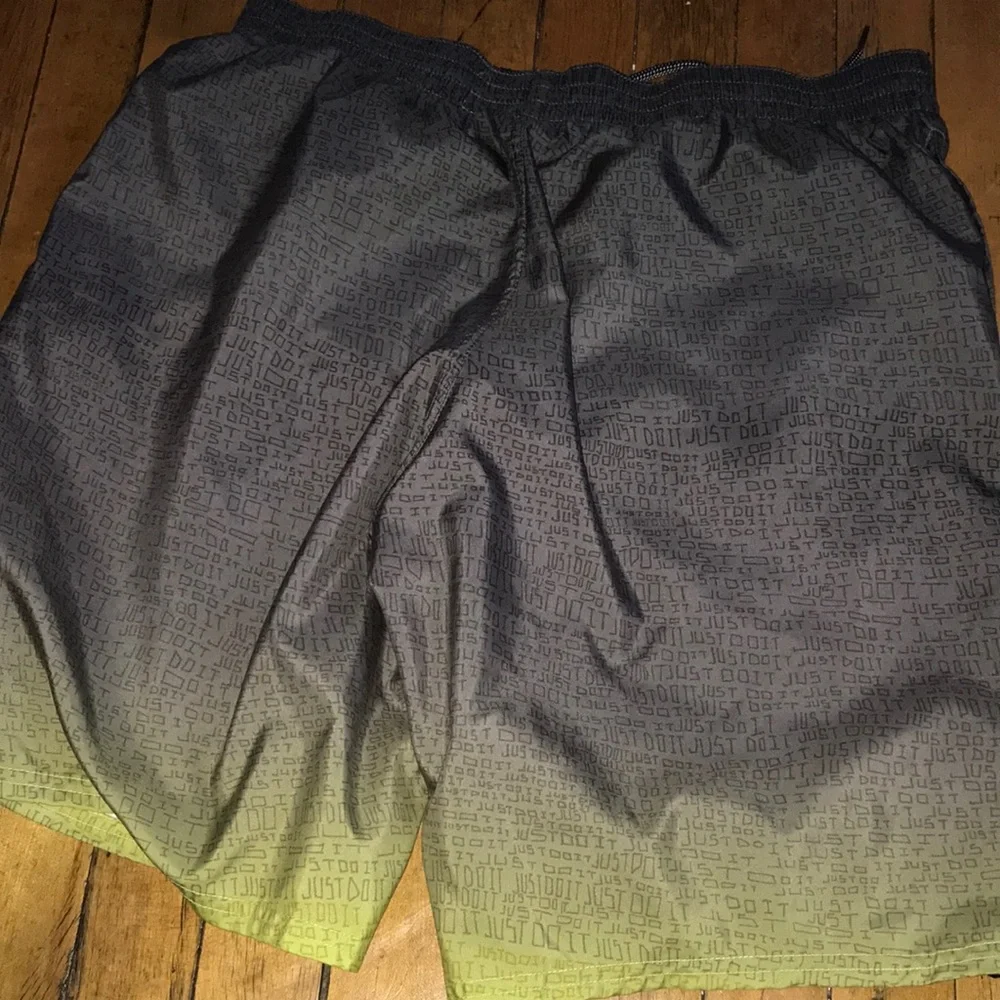 Nike Men’s Gray to Yellow Ombre‎ Swim Board Shorts